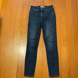 Madewell Dark Blue Skinny Jeans